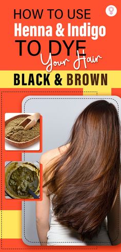 Henna Hair Color Dark Brown, Henna Hair Dye Before And After Brown, Brown Color Blouse Design, Henna Pack For Hair Growth, Natural Hair Darkener, Natural Hair Dye Ideas For Black Hair, Henna On Black Hair, Henna Hair Dye Before And After, Hair Black Tips