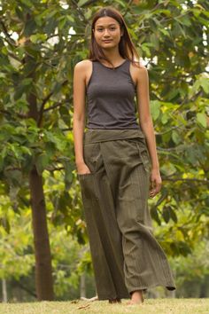 Olive Green Fisherman Pants, https://Hippie-Pants.com Fisherman Pants Outfit, Yoga Chic, Thai Fisherman Pants, Fisherman Pants, Pants Woman, Woman Outfit, Hippie Pants, Boho Pants, Maternity Wear