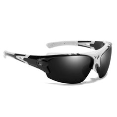 White And Black Shield Wraparound Sports Running Hiking Cycling Fishing Golf Motorcycle Hiking Sunglasses For Men Women Outdoor Hd Polarized Uv Protection Rave Mirrored Reflective Mirror Sport Glasses. Secure Fit: We Understand The Importance Of A Secure Fit During Vigorous Activities. Our Outdoor Sunglasses Feature A Precision-Engineered Frame And Non-Slip Nose Pads, Providing You With A Snug, Comfortable Fit That Stays In Place, No Matter How Intense Your Workout Or Adventure Becomes. Lightwei Hiking Sunglasses, Sport Glasses, Black Shield, Aerodynamic Design, Outdoor Sunglasses, Mirror Sunglasses, Cycling Glasses, Sports Glasses, Sports Running