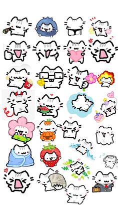 hello kitty stickers are all over the place