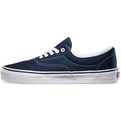 Vans Era Low-top Navy VN000EWZNVY The Era, Vans classic low top lace-up skate shoe, has a durable double-stitched canvas upper with padded tongue and lining and Vans signature Waffle Outsole. Vans Low-top Skate Shoes With Rubber Toe Cap, Elastic Lace-up Skate Shoes For Skateboarding, Vans Lace-up Canvas Shoes, Classic Vans Sneakers With Vulcanized Sole, Vans Low-top Canvas Shoes With Rubber Sole, Classic Skate Shoes For Streetwear, Vans Low-top Canvas Shoes, Classic Skate Shoes With Vulcanized Sole, Classic Skate Shoes With Vulcanized Sole For Streetwear