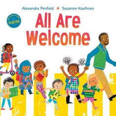 the children's book cover for all are welcome