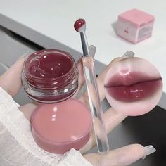 Lipgloss Korean, Korean Lipstick, Light Lipstick, Jelly Lipstick, Lip Jelly, Lip Gloss Makeup, Gloss Makeup, Lip Cosmetics