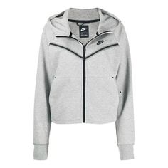 WMNS Nike Tech Fleece Windrunner Hooded Jacket Grey Womens CW4298-063 (Zipper/Women's) Nike Tech Jacket, Grey Nike Tech, Grey Nike Hoodie, Tech Jacket, Nike Tech Fleece, Nike Tech, Tech Fleece, Grey Nikes, Nike Hoodie