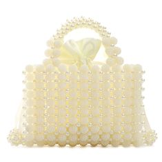 PRICES MAY VARY. Color: White/Gold Size: 7.8*3.9*1.6 Inch. Weight: 450g Material: High quality acrylic beaded bag You will receive one pearl bag with a inner bag and dust bag. We offer a 100% currency refund guarantee; if you have any quality issues with this bag, we will provide you with a replace bag, please contact us as soon as possible. About US
YUSHINY cares about the details and quality of handmade beads bags, our products are made by experienced craftsman team. We choose high quality and Beach Vacation Style, Fashion Romantic, Bead Weaving Patterns, Pearl Bag, Shoe Tags, Beaded Bag, Evening Handbag, Wedding Bag, Beaded Bags