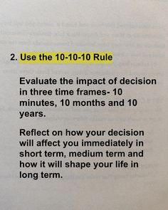 an open book with the text use the 10 - 10 - 10 rules