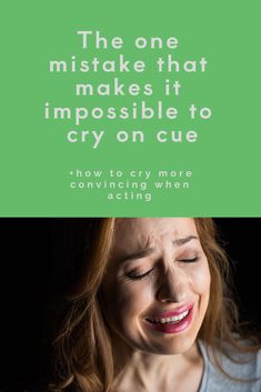 I have always loved acting but didn't know how to cry on cue. But crying is important when it comes to getting a job in acting and becoming an actress or actor. It's useful for auditions, good tool to have as a theater kid, theater adult, or performer. It can be used for musical theater, acting, and audition. Check this post out if you want audition tips, acting tips, tips for theater kids, tips for actor and want to know how to be a better actor, how to be a more realistic actor and performer How To Be A Better Actress, How To Become A Better Actor, How To Act Better, How To Get Into Acting, How To Be A Good Actor, Voice Acting Tips, How To Be An Actress, How To Become An Actress