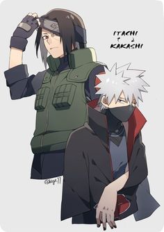 Kakashi X Itachi, Kakashi And Itachi, Kakashi And Obito, Clothes Swap, Naruto Shippudden, Naruto Boys, Sasuke Sakura, Kakashi Sensei, Naruto Fan Art