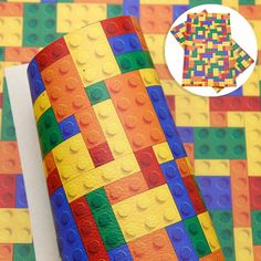 Leatherette Basics 20*30cm Lego Bricks Puzzle  Printed Smooth Leatherette Sheet, Long Leatherette Sheet Lego Room Ideas, Pig Print, Lego Blocks, Lego Room, English Cottage Style, Leather Supplies, Faux Leather Sheets, Lego Bricks, Leather Sheets