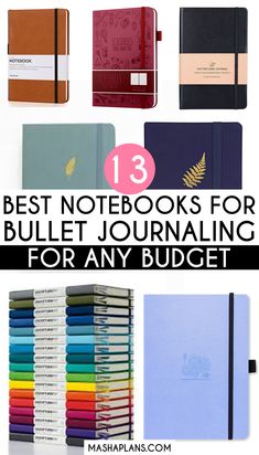 best bullet journal notebooks Best Notebooks For Journaling, Journal Books To Buy, Best Journals To Buy, Journal Brands, Journals To Buy, Notebooks To Buy, Best Bullet Journal Notebooks, Best Notebook, Bujo Supplies