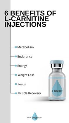 L-Carnitine Injections benefits in many ways. The purpose of L-Carnitine injections is to give you the extra boost for your fitness routine. It helps to preserve lean muscle while helping you burn fat and helps increase your metabolism. Visit VITAstir for L-Carnitine shots. Call us or email us at info@vitastir.com. Check our website for more info Gluta Drip Aesthetic, Benefits Of L-carnitine, Sermorelin Injections, Iv Therapy Benefits, L Carnitine Benefits Women, Peptides Injection, Iv Therapy Iv Infusion, L Carnitine Benefits, Matcha Toast