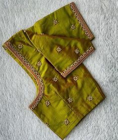 Maggam Work Designs, Kids Blouse Designs, Cutwork Blouse Designs