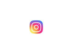 the instagram logo on a white background