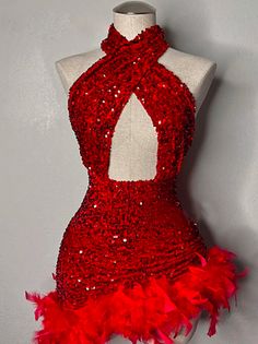 Sequin Dress For Costume Party During Party Season, Red Fitted Gown For Costume Party, Glamorous Sleeveless Dress For Costume Party, Glamorous Carnival Costume Party Dresses, Fitted Backless Dress For Costume Party, Fitted Mini Dress For Party At Carnival, Red Sleeveless Dress For Prom, Carnival Party Mini Dress, Sleeveless Sequin Holiday Dress For Costume Party