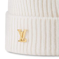 LOUIS VUITTON® - Lv Spark Beanie - White Louis Vuitton Beanie, Lv Beanie, Lv Scarf, Micro Bags, Louis Vuitton Official Website, Slouchy Bag, Trunk Bag, Leather Denim, Shoe Boot Sandals