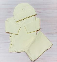 3-Piece Take Me Home Set is made of super-soft, cozy pima cotton that will be soft against your baby's skin -Set includes: -Crossover jacket to keep your little one snug -Elastic-waist pull-on pant -Pull-on hat -Made of 100% pima cotton -Machine wash warm, warm -Imported Name or initials included! Choose Color and Font When placing the order for monogram please write first, middle and last name. Blanket sold separately Soft Cotton Long Sleeve Sets, Outfit Yellow, Name Blanket, Gender Neutral Baby Clothes, Take Me Home, Home Outfit, Baby Skin, Pull On Pants, Hat Making