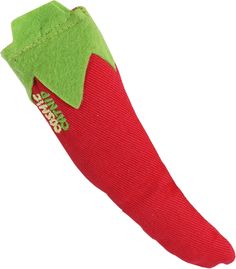 OurPets 100-Percent Catnip Filled Chili Pepper Cat Toy, Hot Stuff Paw Print Design