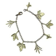 Find ideas๏ฟฝand inspiration for MICHAEL MICHAUD Petit Herb Charm Bracelet 7238, Fashion Jewelry Michael Michaud, Aesthetic Look, Bracelets And Charms, Nature Lovers, Fit Inspo, Jewelry Box, Jewelry Bracelets, The Beauty, Charm Bracelet