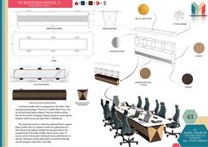 a brochure showing different types of office furniture