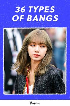 Long Hair Parted Bangs, Types Of Bangs Haircut, Not Full Bangs, Cute Bangs For Wavy Hair, Pixie Bangs Haircut, Bangs Full Face, Bangs And Round Face, Types Of Long Bangs, What Type Of Bangs Should I Get