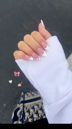 Teen Nails, Gel Nails Diy, Simple Gel Nails, Summery Nails, Soft Nails, Acrylic Nails Coffin Short, Pink Nail, Pink Acrylic Nails, Pretty Acrylic Nails