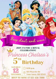 the princess birthday party is going on at disney's castle, and there are some other