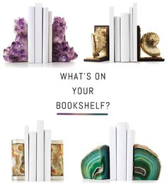 bookshelves with text that reads, what's on your book shelf?