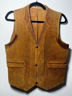 Vintage Brown The Cody Rancher Leather Vest Tag Reads Men's Size : 40 Fit's Men's Size : Small Willing to Answer Any and All Questions about Items.  Please ask for measurements if not listed and you are unsure of he vintage fit and/or can not find size chart on google.  All Items Sold AS IS. No Refunds. No Returns. Note* Items are not laundered unless adopted personally before selling, to reduce costs & to help combat the ongoing drought in California. See Shop Policy for Details. For More Photos & Other Items Visit : DeadPeoplesShit.com Mens Vintage Vest, Nanak Jayanti, Mens Vest Jacket, Mountain Outfit, Guru Nanak, Vintage Vest, Mens Vests, Vintage Fits, Vest Outfits