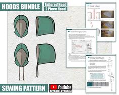 the sewing pattern is shown with instructions for how to sew it and how to use it