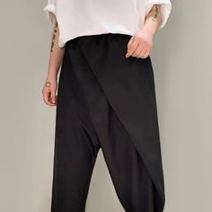 Threebooy Men Double-Layer Irregular Pleated Wide-Leg Pants 2024 New Genderless Dark Style Retro Loose Solid Color Nine-Point Pants Unisex Material: POLYESTER Applicable Scene: CASUAL Pant Style: Wide leg pants Style: Casual Thickness: midweight Waist Type: MID Tips: Please choose the size according to your height and weight.1. Order size is EU size.2. As measured by hand,1-3 cm difference is allowed (1cm=0.39inch).3. Different computer can display different colors even if it is the same color.p Casual Pants Style, Casual Pant, Dark Style, Blazer Shirt, Hot Jeans, Pants Style, Home Dress, Pant Style, Dark Fashion