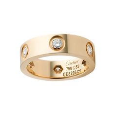 Cartier Love Ring, Cartier Panthere, Cartier Jewelry, Gold Ring Sets, Cartier Love, Gold Jewelry Indian, Cartier Ring, Cartier Love Bracelet, Love Ring