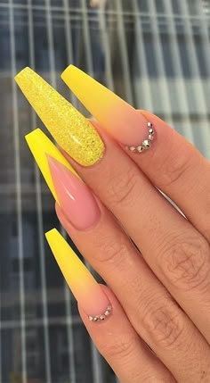 Trending Nails 2024 May, Nail Organization, Sugar Nails, Yellow Nails Design, Sassy Nails, Classic Nails