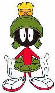 an image of marvin the martian cartoon character