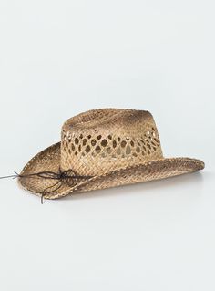 Cowboy hat    100% paper   Woven straw   Curved wide brim    Mouldable brim shape   Bead detail Cowboy Hat Brown, Simple Formal Dresses, Brown Cowboy Hat, Simple Prom Dress Long, Popular Prom Dresses, Festival Hat, Mermaid Sequin, Sweetheart Prom Dress, Festival Accessories