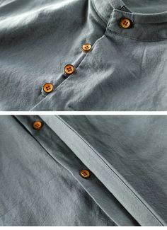 SPECIFICATIONS Material: Linen Shirts Type: Casual Shirts Applicable Scene: Daily Style: Casual Origin: Mainland China CN: Jiangsu Sleeve Length(cm): Full Applicable Season: Four Seasons Gender: MEN Item Type: Shirts update.24.01 Gray Collared Top With Buttons, Gray Relaxed Fit Shirt With Buttons, Gray Solid Cotton Shirt, Gray Solid Color Cotton Shirt, Gray Cotton Shirt With Buttons, Gray Cotton Shirt With Collar, Tang Suit Men, Mens Hoodies Casual, Groomsmen Tuxedos