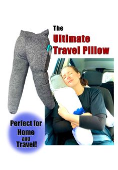 the ultimate travel pillow is perfect for home and travel, with an extra long arm cushion