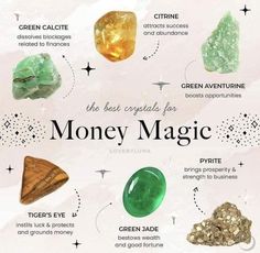 Crystals For Prosperity And Wealth, Money Altar, Crystals For Prosperity, Abundance Aesthetic, Crystals For Money, Prosperity Mindset, Crystals For Wealth, Money And Abundance, Abundance Money