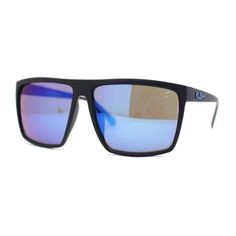 These premium men's sport Kush brand shades will give you a perfect HARD OG look, with trendy sporty vibe. Comfortably larger fit will give you the perfect comfort and style. Premium coated mirror lenses will add extra luxe, and will give you perfect facial privacy. Made with a premium composite plastic frame, metal hinges, and 100% UV400 polycarbonate lenses. (b754) Size: 5 7/16" (138mm) x 2" (50mm).  Color: Blue.  Gender: male.  Age Group: adult. Sporty Blue Shield Sunglasses With Mirrored Lenses, Sporty Blue Sunglasses With Mirrored Lenses, Blue Sunglasses With Uv Protection For Streetwear, Blue Sunglasses With Uva Protection For Streetwear, Blue Uv Protection Sunglasses For Streetwear, Blue Mirrored Sunglasses For Streetwear, Trendy Blue Shield Sunglasses For Outdoors, Blue Shield Sunglasses For Summer Sports, Modern Blue Sunglasses For Streetwear