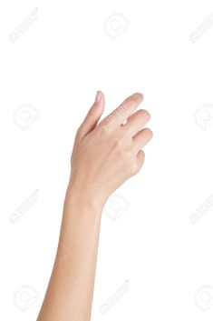 a woman's hand is reaching up into the air with her fingers stock photo