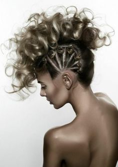 Trendy We Fryzurach, Competition Hair, Creative Hairstyles