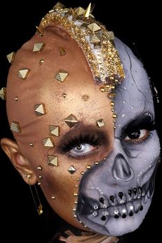 Steampunk Skull Makeup By Carrie Esser Horror Make-up, Sfx Makeup