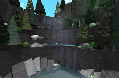 Bloxburg Hidden House, Hillside Layout Bloxburg, Bloxburg Campsite Ideas, Bloxburg Campsite Layout, Camp Bloxburg, Bloxburg Forest Ideas, Bloxburg Campsite, Cabin Bloxburg