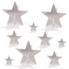 many white stars are arranged in a pattern