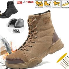 Great Shopping Mens Military boots Work Safety Shoes Steel Toe Bulletproof Boots Indestructible, Mens Shoes Mens Military Boots, Steel Toe Shoes, Military Boots, Work Safety, Mens Shoes Boots, Safety Shoes, Work Boots, Men's Shoes, Shoe Boots