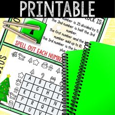 a christmas themed printable activity book for kids to practice numbers and write the word