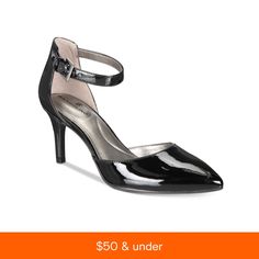 in stock Ankle Strap Pumps, Toe Designs, Jewelry Rings Engagement, Black Pumps, Womens Heels, Shoes Women Heels, Patent Leather, Ankle Strap, Rings For Men