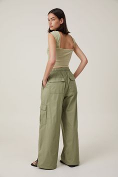 Summer Cargo Pant Sporty Summer Cargo Pants With Cargo Pockets, Sporty Summer Cargo Pants With Pockets, Sporty Straight Leg Summer Cargo Pants, Loosely Fitted Straight Leg Cargo Parachute Pants, Green Wide Leg Cargo Pants Relaxed Fit, Relaxed Fit Green Wide Leg Pants With Cargo Pockets, Summer Khaki Cargo Jeans With Side Pockets, Summer Cargo Jeans With Khaki Cargo Pockets, Summer Straight Leg Parachute Pants With Cargo Pockets