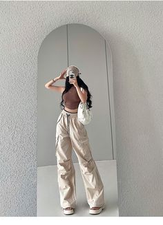 Brand: other/otherSize: S M LStyle: StreetStreets: European and AmericanPopular elements: pocketsColor classification: khaki black pink gray blueYear Season: Summer 2023Clothing style details: pocketsTrouser length: Long pantsWomen's pants type: cargo pantsMaterial composition: Other materials High Waist Cargo Pants, Waist Cargo Pants, Greyish Blue, Type Of Pants, Pink Gray, Long Pants, Pink Grey, Season Summer, Cargo Pants