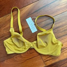 Cuup The Plunge Bra In Gold Mesh. Brand New With Tags, Never Worn. Size 32c Summer Yellow Bra With Comfort Fit, Yellow Fitted Bra For Spring, Fitted Yellow Bra For Spring, Yellow Summer Bra, Summer Yellow Bra, Fitted Yellow Bra For Summer, Yellow Fitted Underwire Bra, Mesh Bra, Plunge Bra