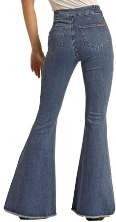 92.5% Cotton 6% Polyester 1.5% Spandex Stretch Flare leg High rise Button closure #RRWD7PRZRA Walmart No Boundaries Denim Flare Leg With Diamond Pattern, Country Bell Bottom Pants, Bell Bottom Pants Country, Cheap Blue Bottoms With Belt Loops, High Waisted Cowboy Jeans, Cheap Casual Flare Jeans With Buttons, Luxury Flare Bottoms With Frayed Hem, High Waist Bell Bottom Jeans, Cheap Mid-rise Bottoms With Belt Loops